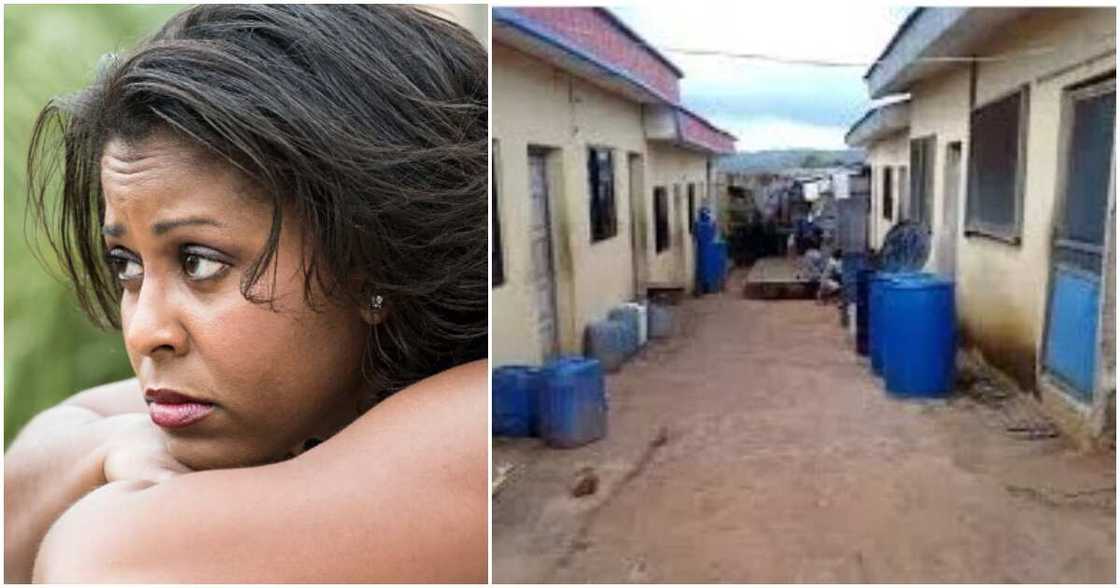 Nigerian lady, female neighbour, greeting Nigerian lady, female neighbour, greeting
