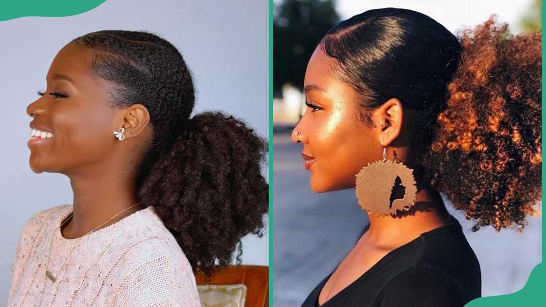 Sleek low ponytail Sleek low ponytail