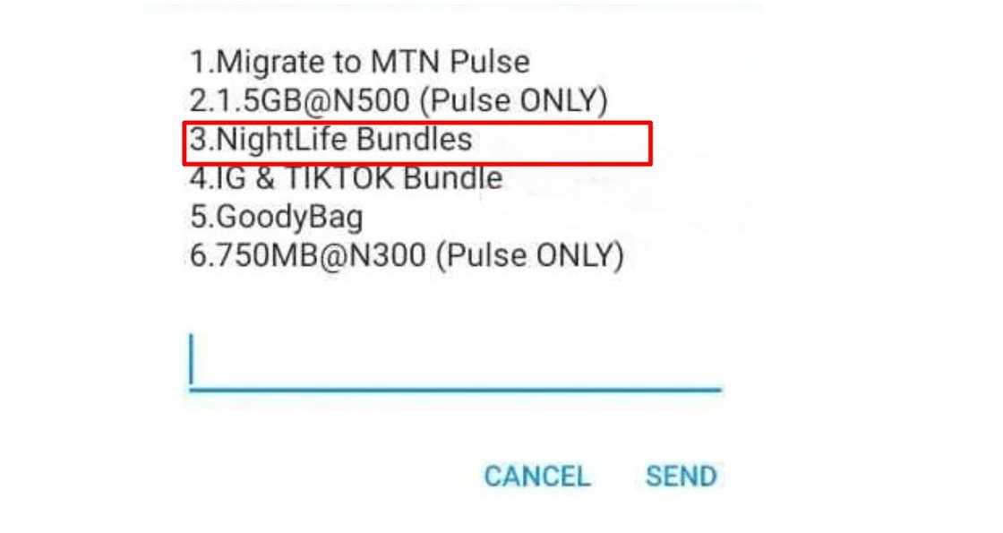 MTN night data plans USSD code MTN night data plans USSD code