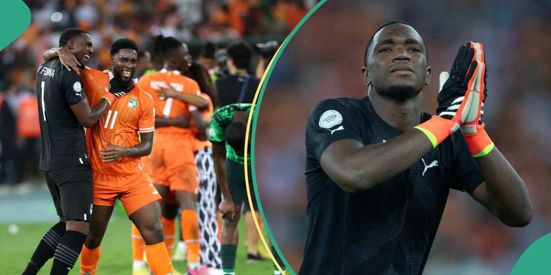 Ivory Coast goalkeeper wore charm at AFCON final as claimed in viral video? Fact emerges Ivory Coast goalkeeper wore charm at AFCON final as claimed in viral video? Fact emerges