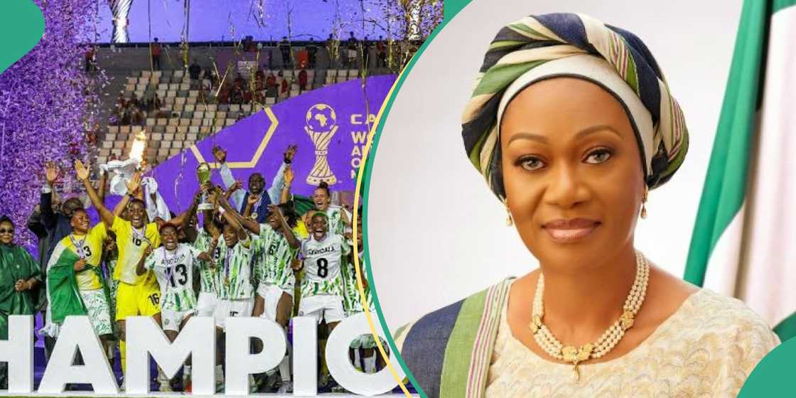 Super Falcons eulogise First Lady, Oluremi Tinubu