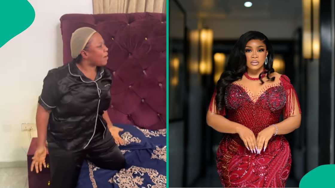 Wumi Toriola blows hot at movie director for not ending tough scene with co-star on set. Wumi Toriola blows hot at movie director for not ending tough scene with co-star on set.