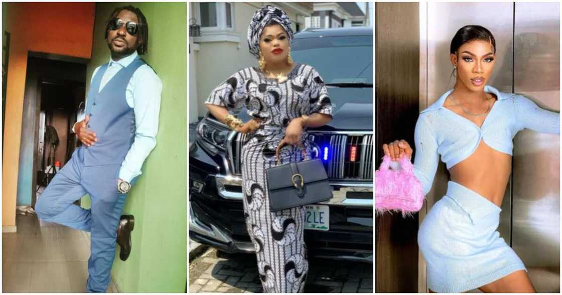 Photos of Blackface, Bobrisky, James Brown