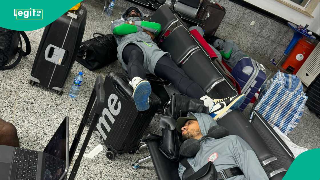 William Troost-Ekong, Super Eagles, Nigeria, Al Abraq International airport, Libya. William Troost-Ekong, Super Eagles, Nigeria, Al Abraq International airport, Libya.