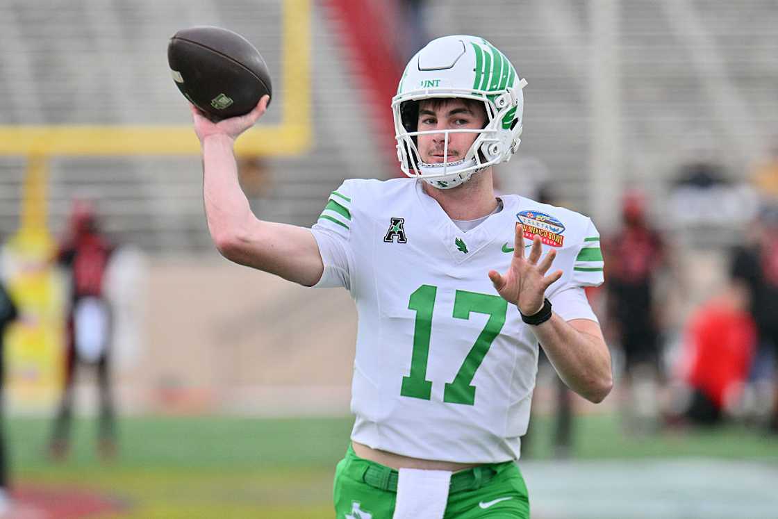 Quarterback Drew Mestemaker at University Stadium