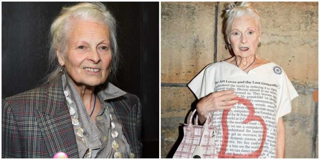 Vivienne Westwood/British fashion designer