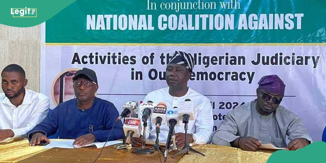 Another court nullified APC national chairman Abdullahi Ganduje's suspension in Kano Another court nullified APC national chairman Abdullahi Ganduje's suspension in Kano