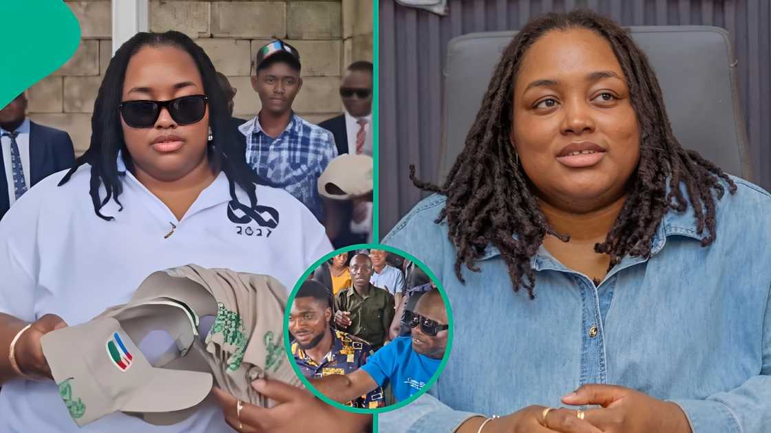 Senate President Godswill Akpabio's daughter, Iniabasi trends over video of her and supporters. Senate President Godswill Akpabio's daughter, Iniabasi trends over video of her and supporters.