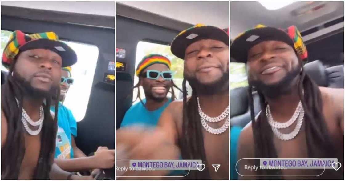 Davido in Jamaica