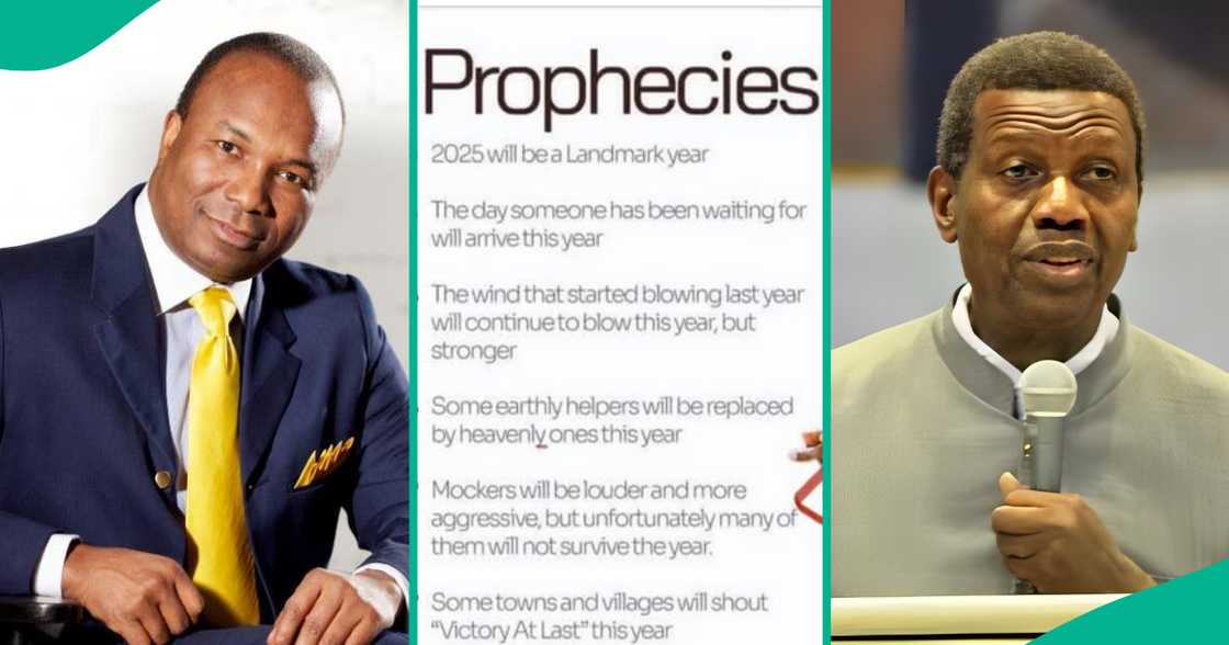 Pastor based overseas faults one of Adeboye's 2025 prophecies, poses question