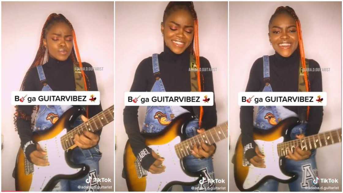 People praised the Nigerian guitarist. People praised the Nigerian guitarist.