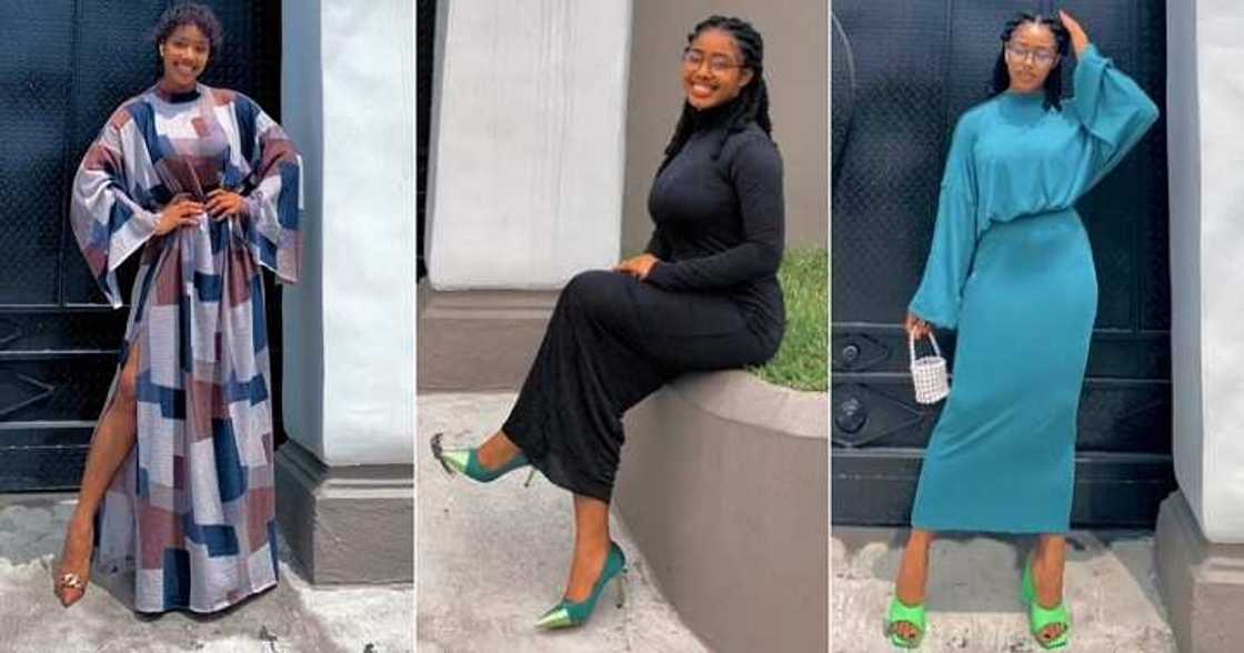 Pretty lady flaunts unique beauty Pretty lady flaunts unique beauty