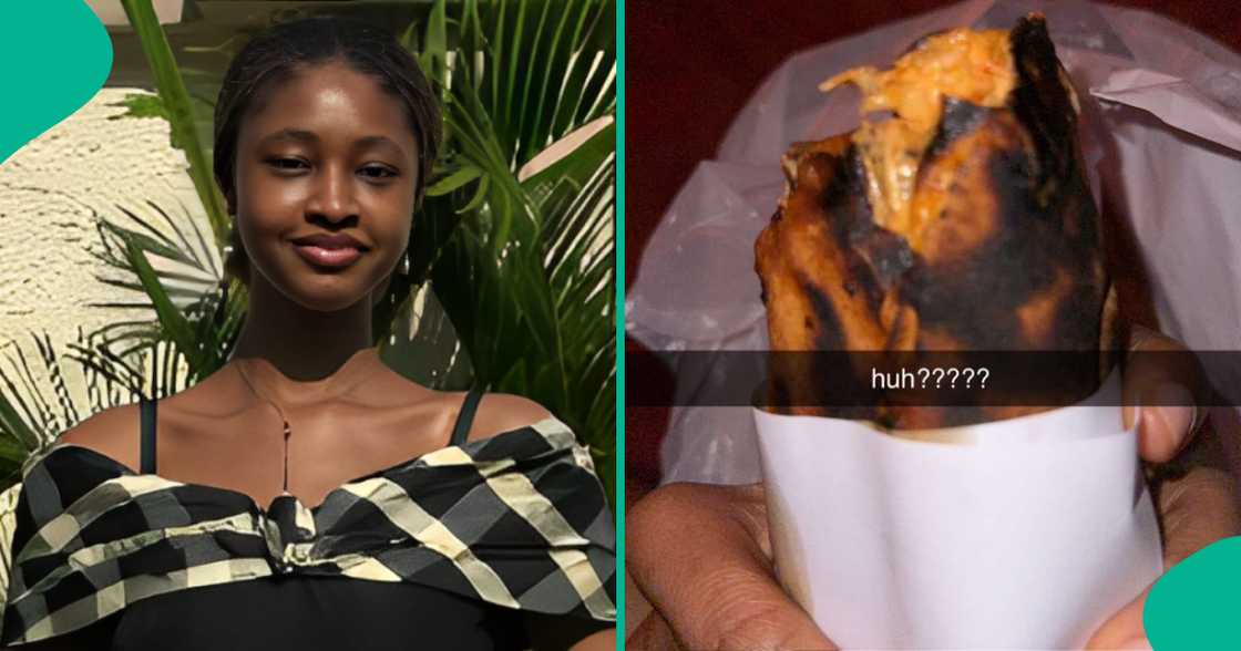 Lady Blows Hot Over Shawarma Delivered to Her, Calls Out Vendor: “I Think Say Na Bole” Lady Blows Hot Over Shawarma Delivered to Her, Calls Out Vendor: “I Think Say Na Bole”