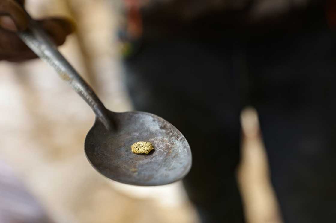 A gram of gold that took a family of five four hours to extract A gram of gold that took a family of five four hours to extract