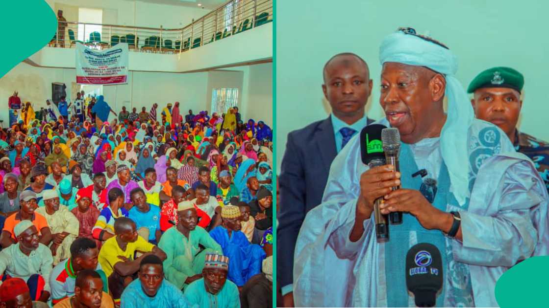 Abdullahi Ganduje yayin taron musuluntar da maguzawa a Kano
