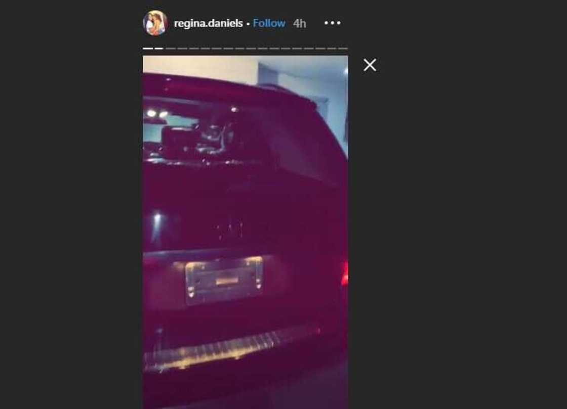 Teenage actress Regina Daniels acquires multi-million naira Benz