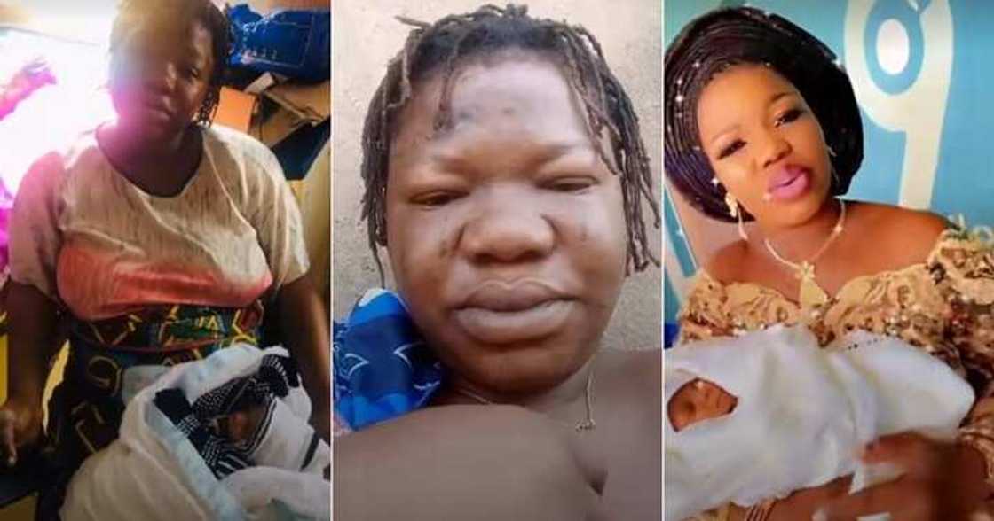 Nigerian woman shows off pregnancy transformation Nigerian woman shows off pregnancy transformation