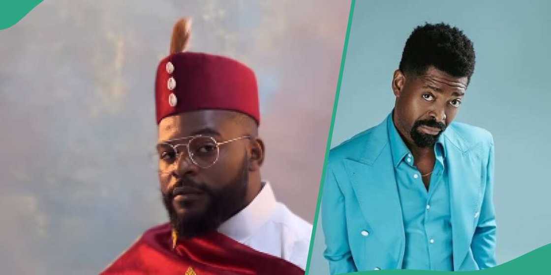 Falz and Basketmouth complain about flood in Lagos Island Falz and Basketmouth complain about flood in Lagos Island