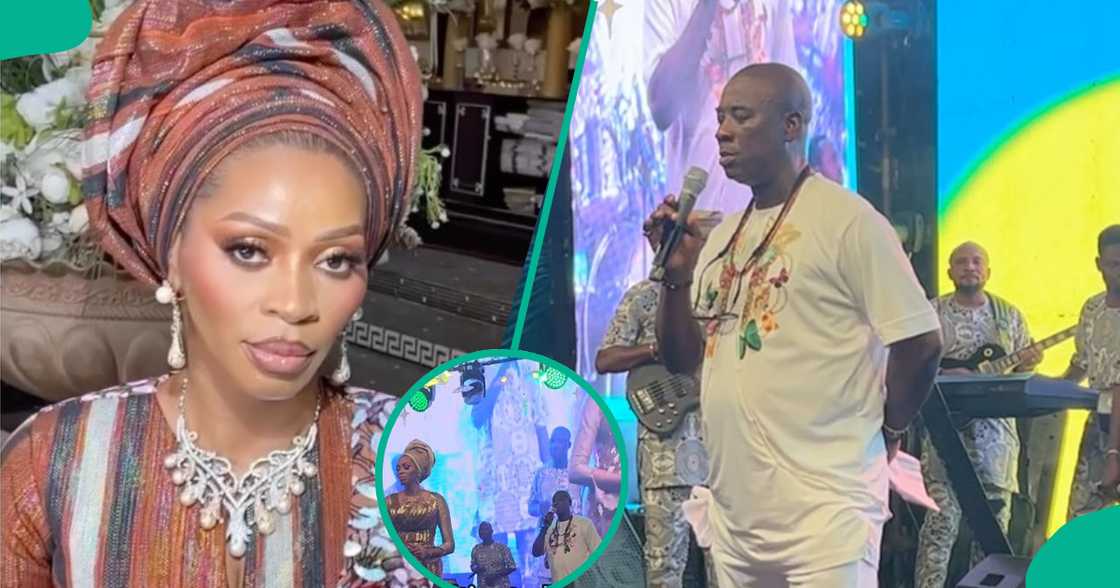 KWAM 1 at Razaq Okoya's party. KWAM 1 at Razaq Okoya's party.