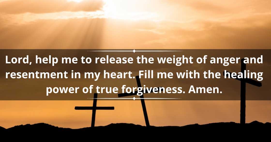 Prayers for the forgiveness of others