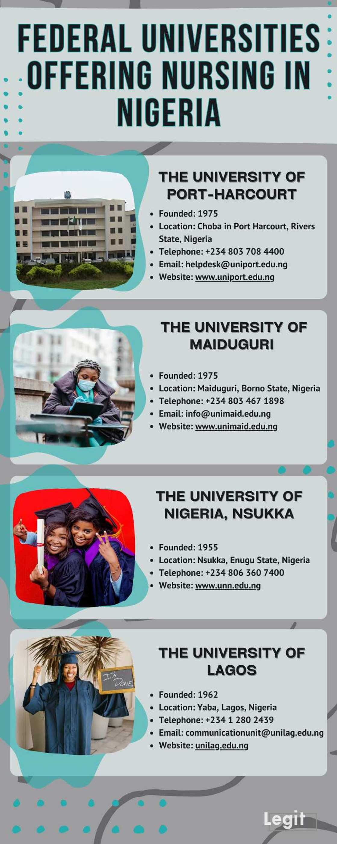 Federal universities offering nursing in Nigeria