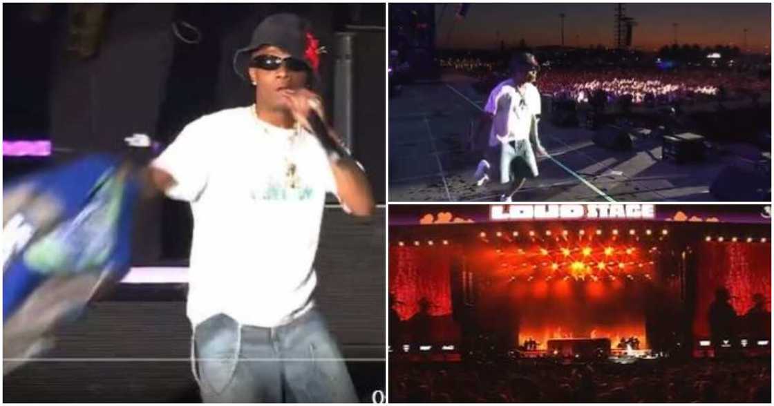 Photos of Wizkid performing at Rolling Loud Festival