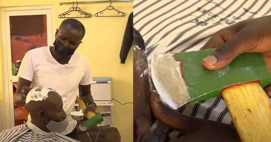 Sabon salo: Yadda wani mai aski ke kwalkwale kan kwastomominsa da gatari Sabon salo: Yadda wani mai aski ke kwalkwale kan kwastomominsa da gatari