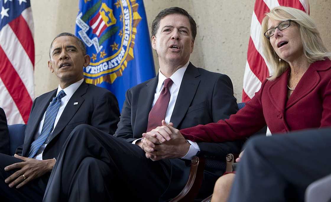 Barack Obama, James Comey, and Patrice Failor