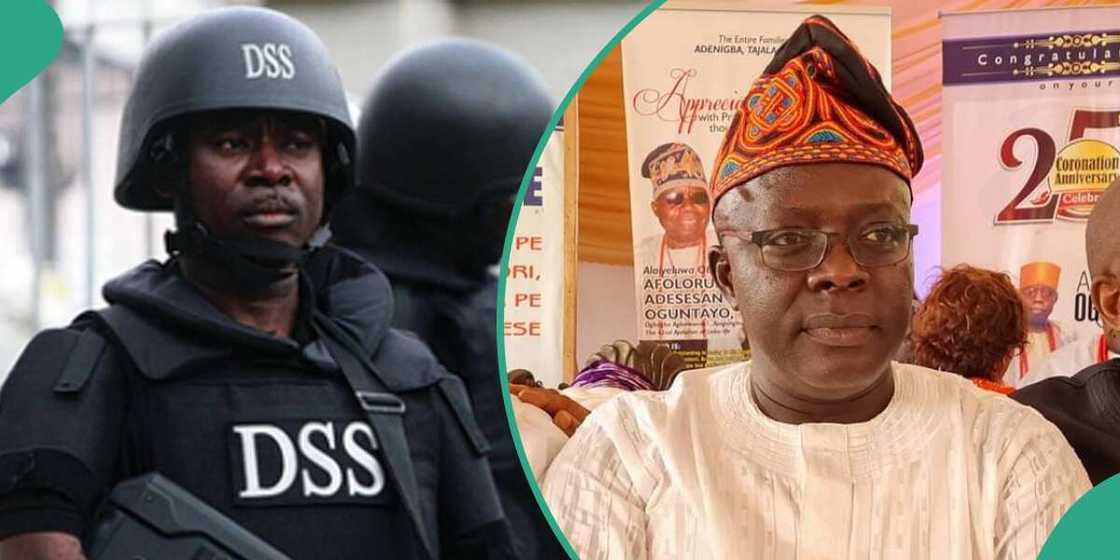 DSS ta saki ciyaman ɗin jihar Ogun da ke tsare a hannunta. DSS ta saki ciyaman ɗin jihar Ogun da ke tsare a hannunta.