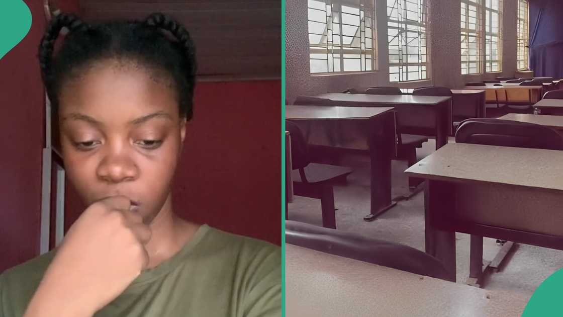 Reactions as lady storms examination hall on wrong date, discovers it has already being written