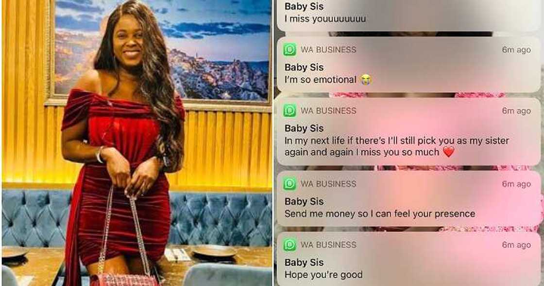 Last born requests for money, feel your presence, WhatsApp chat Last born requests for money, feel your presence, WhatsApp chat