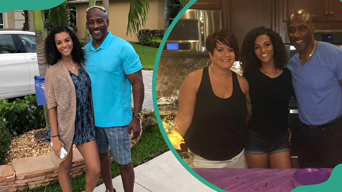 Jordan Travis' sister Jade and father (L). Jordan Travis' mother, sister Jade and father (R). Jordan Travis' sister Jade and father (L). Jordan Travis' mother, sister Jade and father (R).