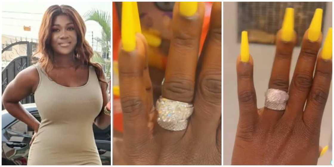 Mercy Johnson finger. Mercy Johnson finger.