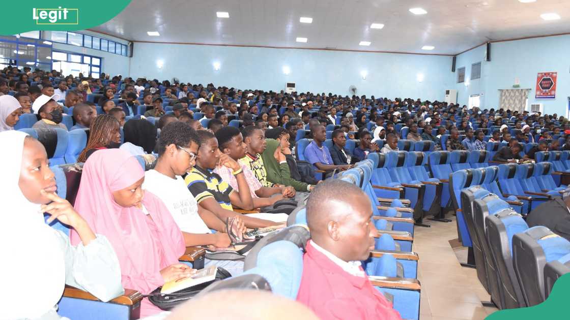 AFIT students during orientation AFIT students during orientation