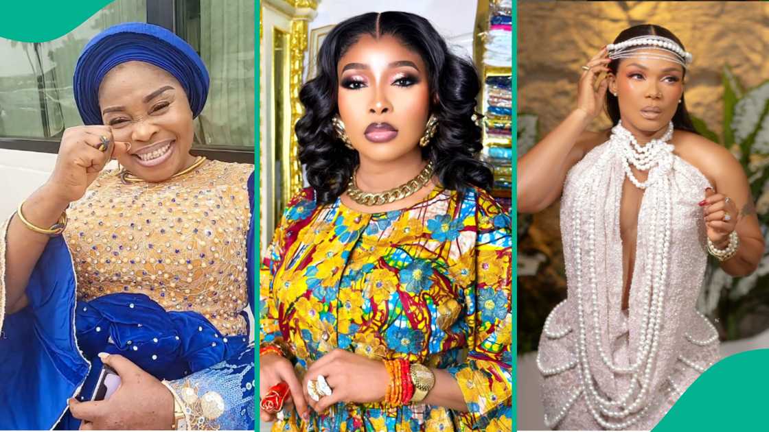 Tope Alabi and other Nigerian celebrities Lizzy Anjorin has fought with. Tope Alabi and other Nigerian celebrities Lizzy Anjorin has fought with.