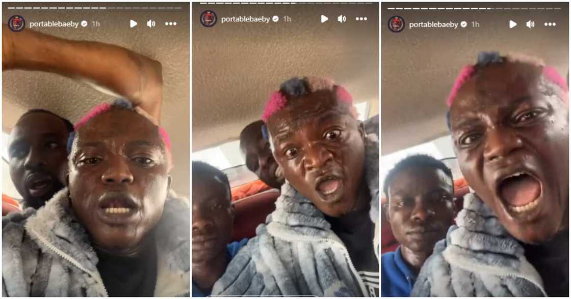 Portable and his boys attacked in Lekki.