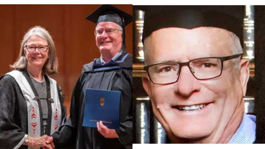 Man graduates after 54 years Man graduates after 54 years