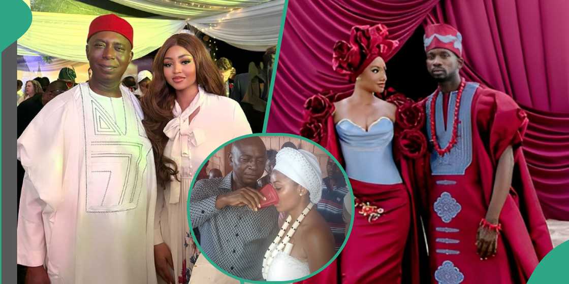 Regina Daniels’ wedding photos go viral amid Chivido and Love is Eazi buzz