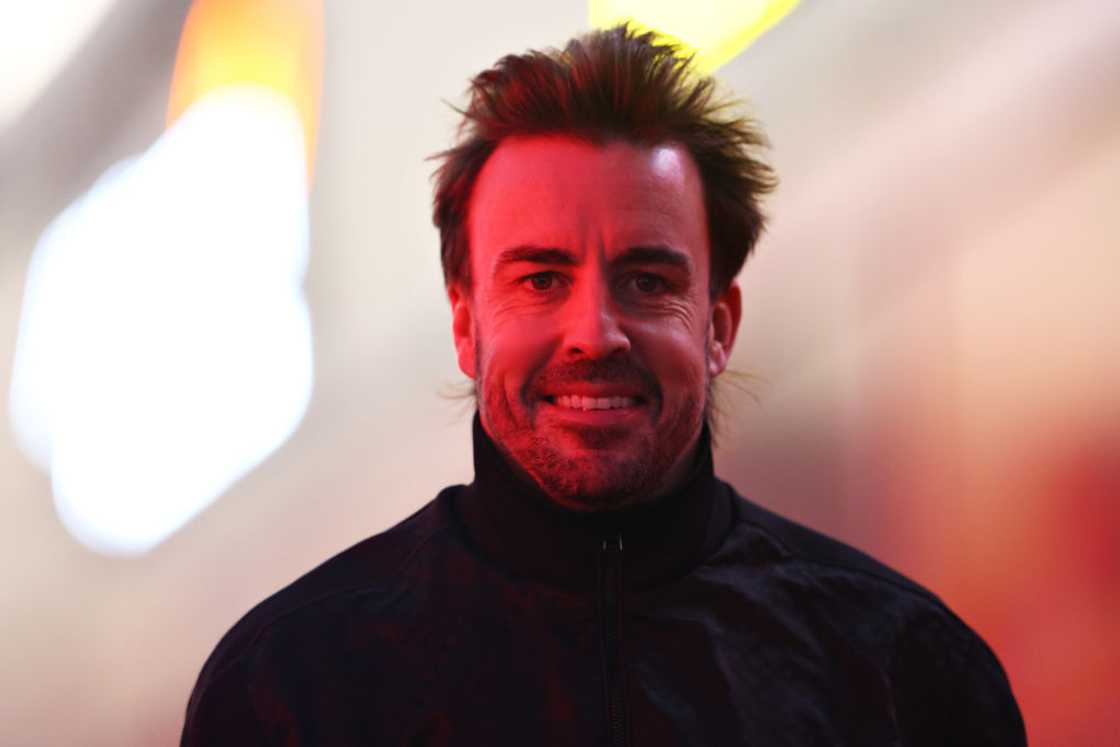 Fernando Alonso during previews ahead of the F1 Grand Prix of Las Vegas