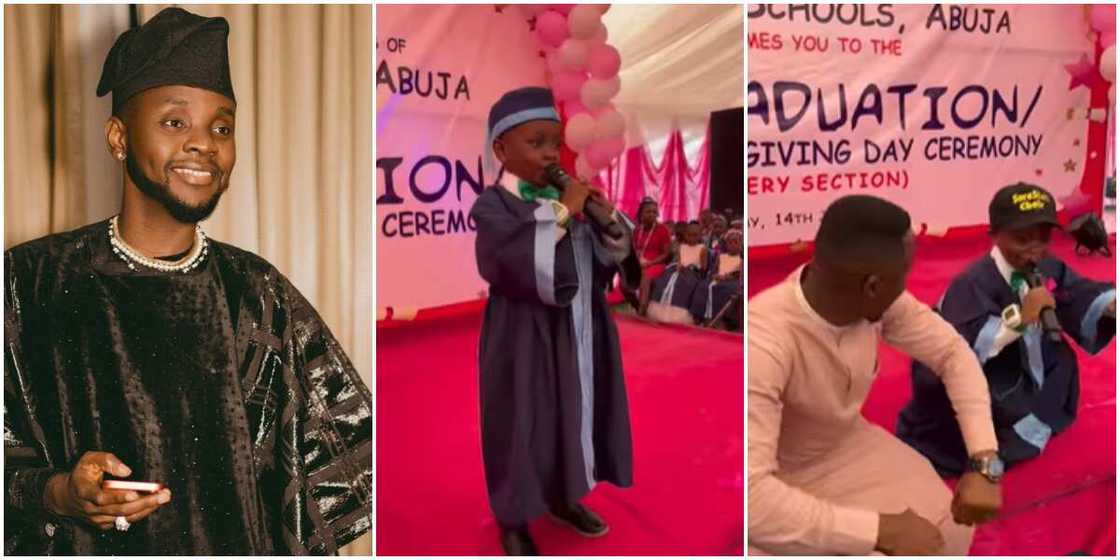 Kizz Daniel and schoolboy Kizz Daniel and schoolboy