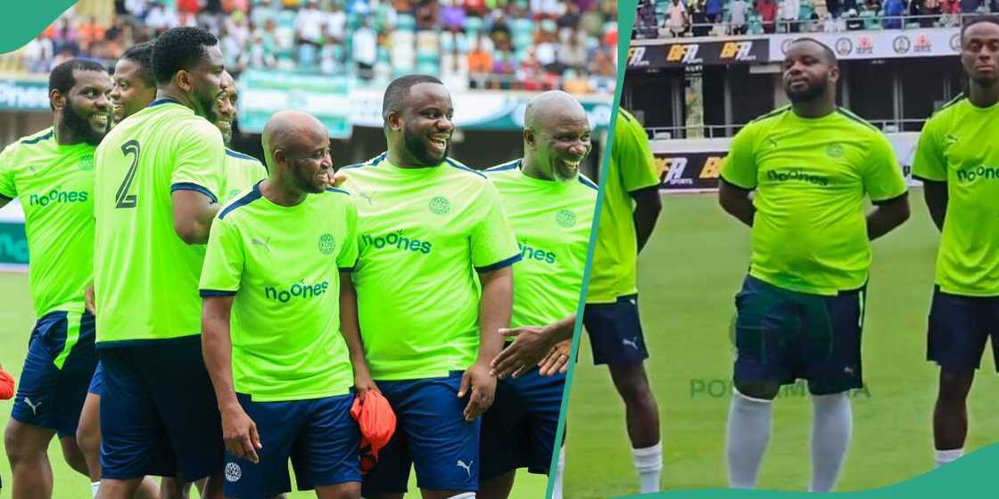 Nigerian celebs struggle to sing the new national anthem Nigerian celebs struggle to sing the new national anthem