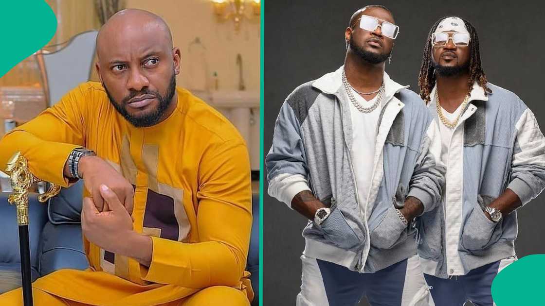 Yul Edochie reacts to Psquare's family feud. Yul Edochie reacts to Psquare's family feud.