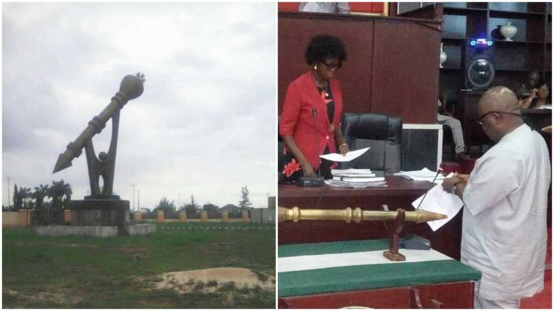 Imo Assembly Impeaches Deputy Speaker Amara Iwuanyanwu Imo Assembly Impeaches Deputy Speaker Amara Iwuanyanwu