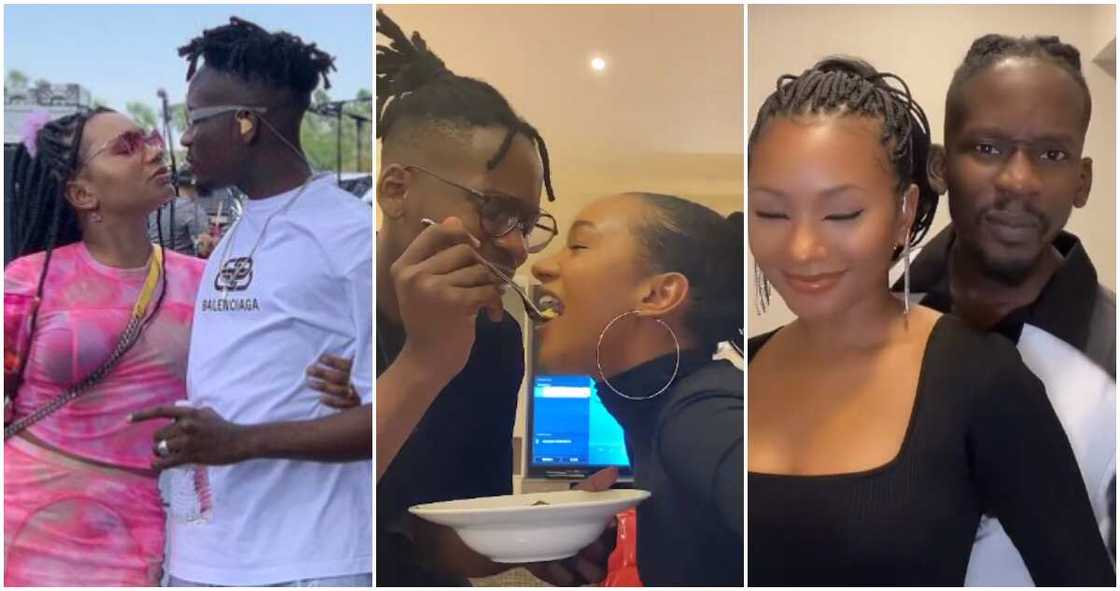 Temi Otedola and Mr Eazi Temi Otedola and Mr Eazi