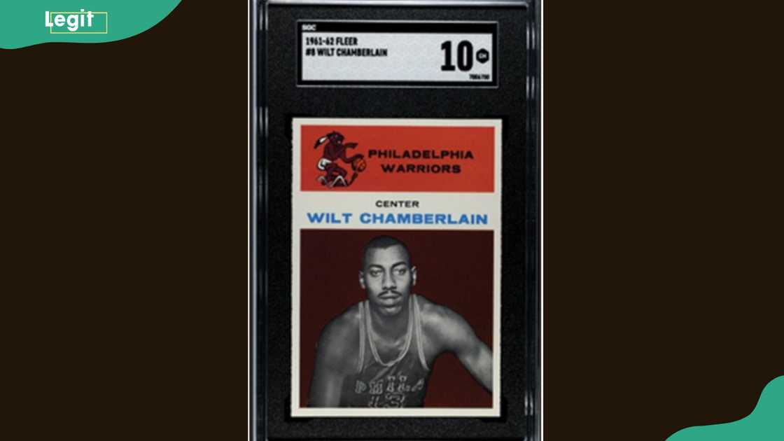 1961-62 Fleer Wilt Chamberlain Rookie Card