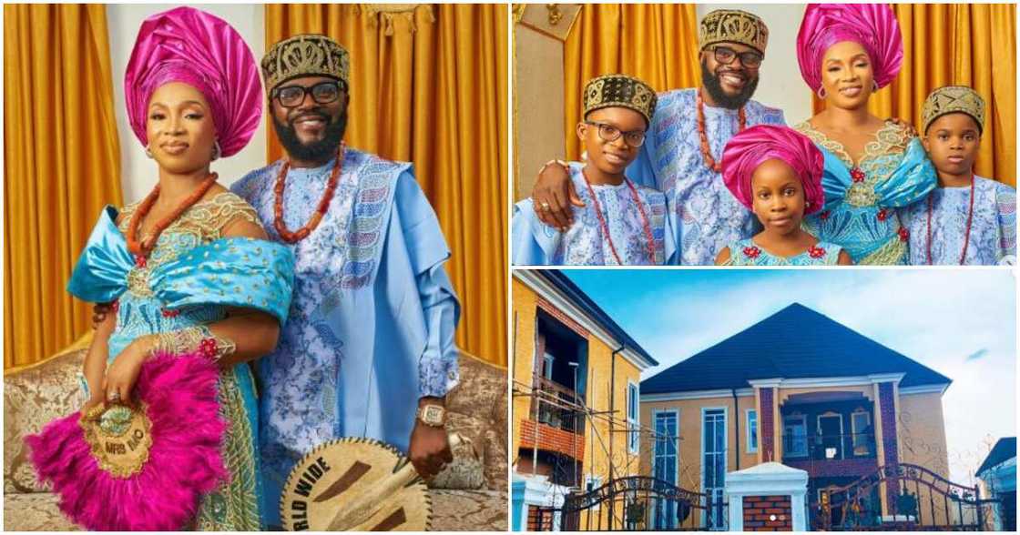 Photos of Chief Imo, his wife, kids and new house Photos of Chief Imo, his wife, kids and new house