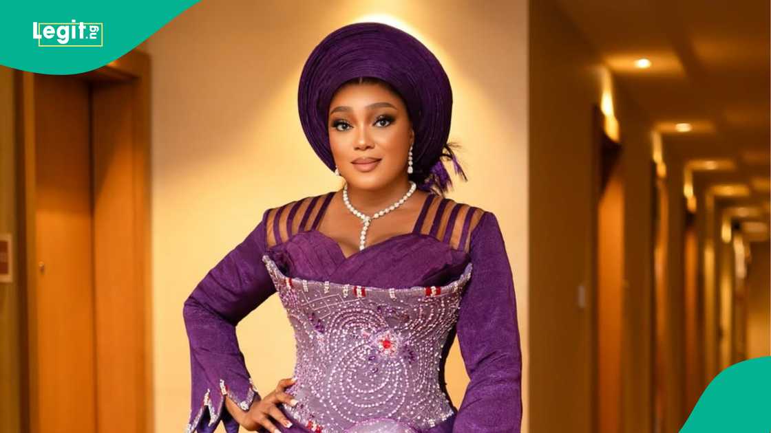 Peggy Ovire trends amid post by her ex-husband
