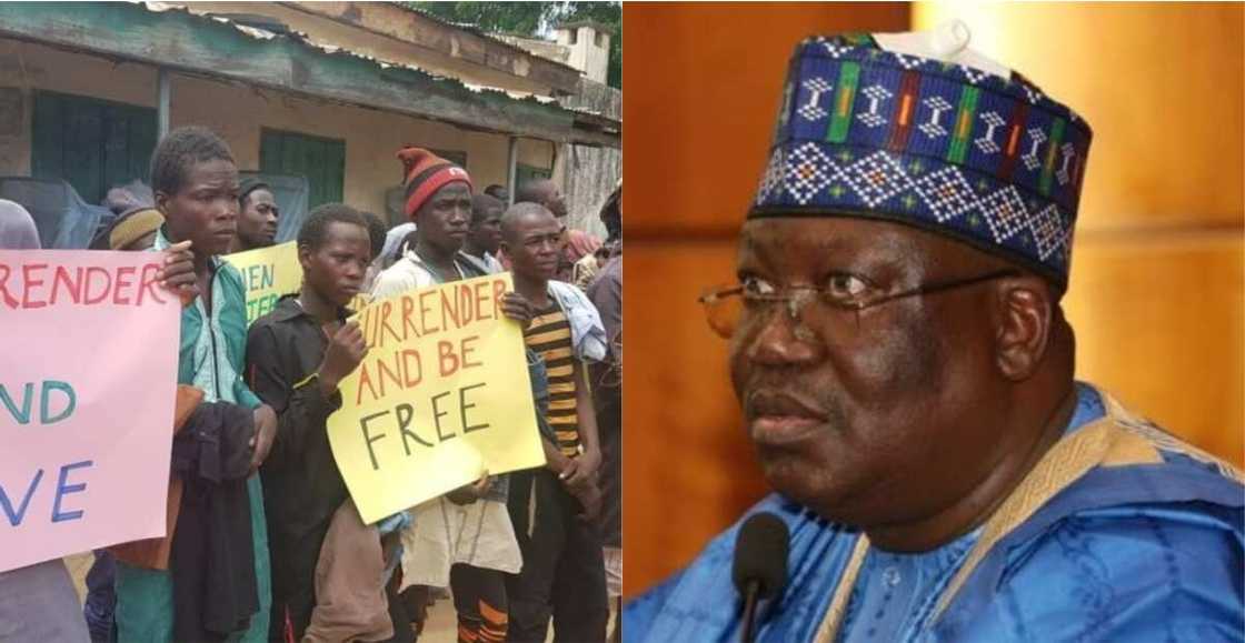 Some repentant Boko Haram may not be genuine, Ahmad Lawan says Some repentant Boko Haram may not be genuine, Ahmad Lawan says