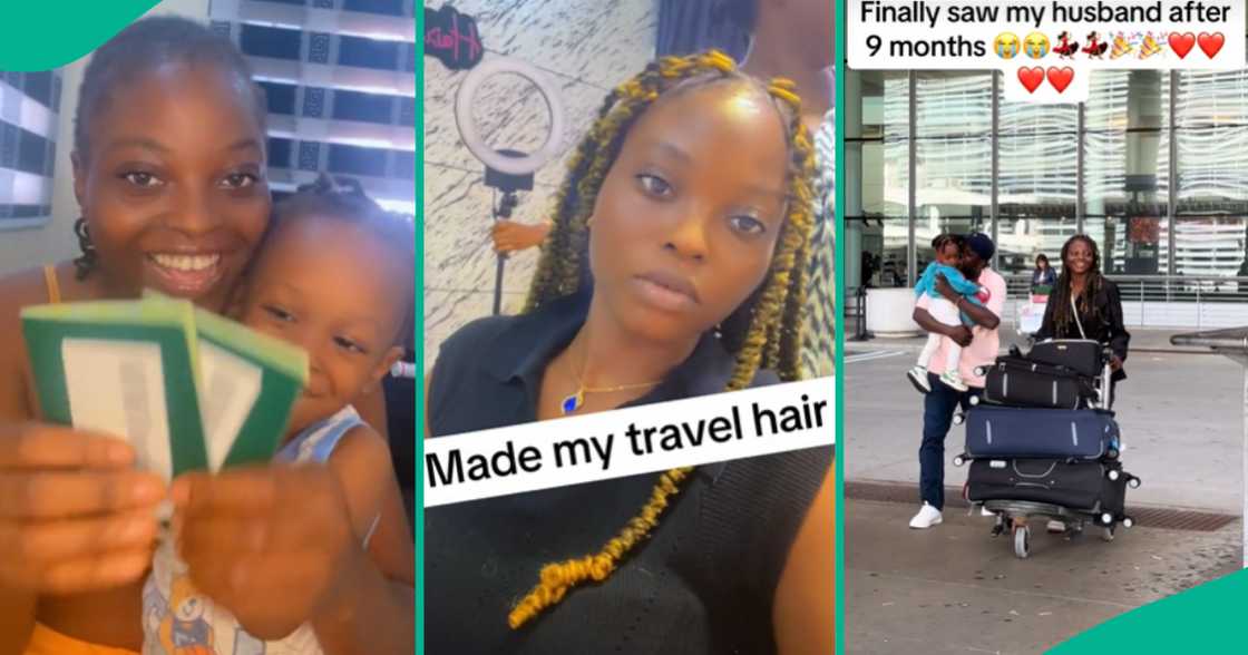 Lady reunites with husband in canada Lady reunites with husband in canada