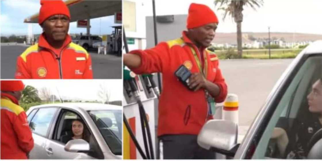 The petrol attendant received huge help after his kindness The petrol attendant received huge help after his kindness